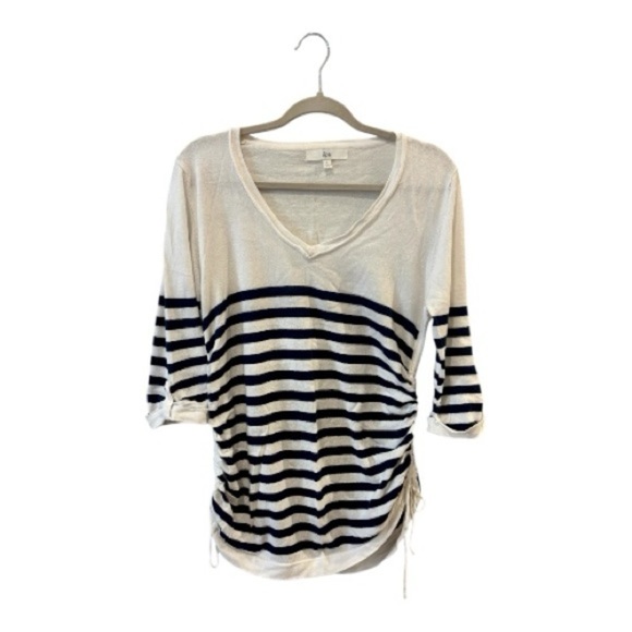 Ripe Maternity Knit Sweater Striped Size Large - Picture 2 of 8